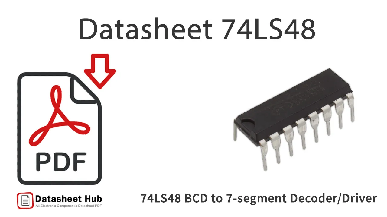 74LS48-BCD-to-7-segment-Decoder-Driver-IC-Datasheet